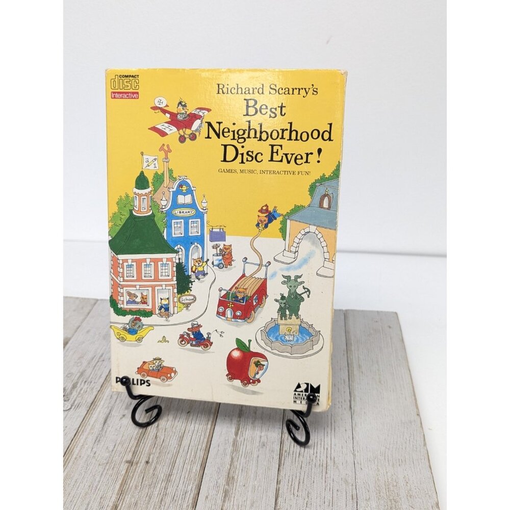 Richard Scarry's Best Neighborhood Interactive Compact Disc Phillips CD-i